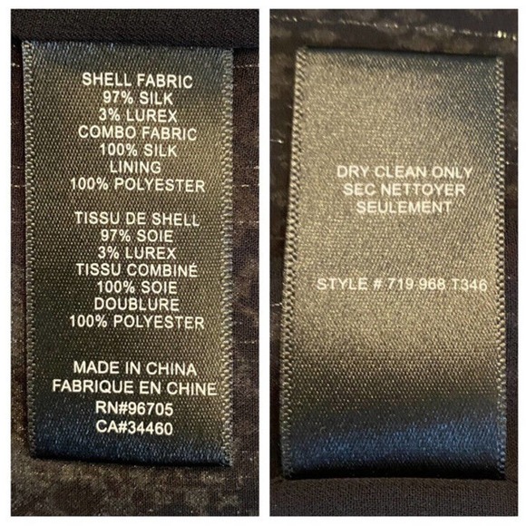 REBECCA TAYLOR Sleeveless Snake-Print Metallic Top $145 Women Size 2 - Picture 4 of 8